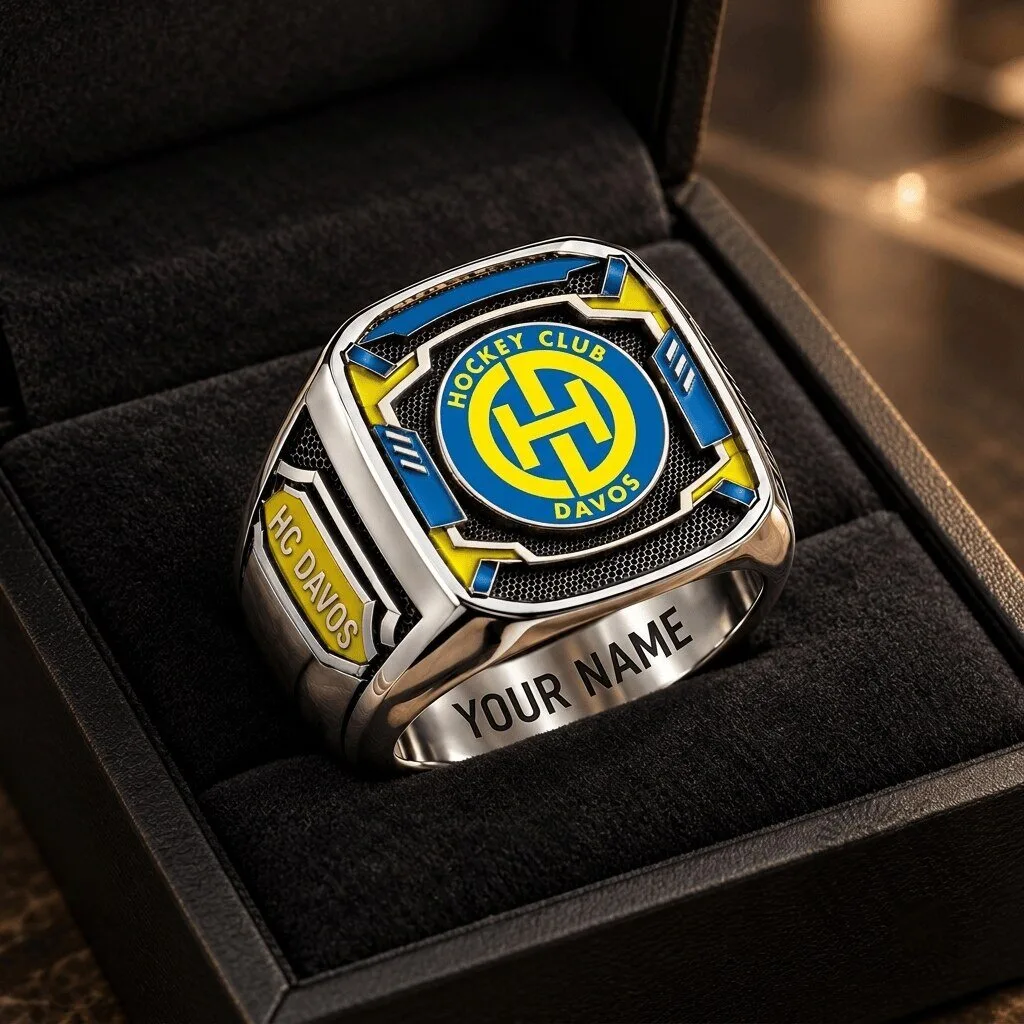 Hockey Club Davos National League Custom Fan Ring Style 3 3 Hockey Club Davos National League Custom Fan Ring Style 3