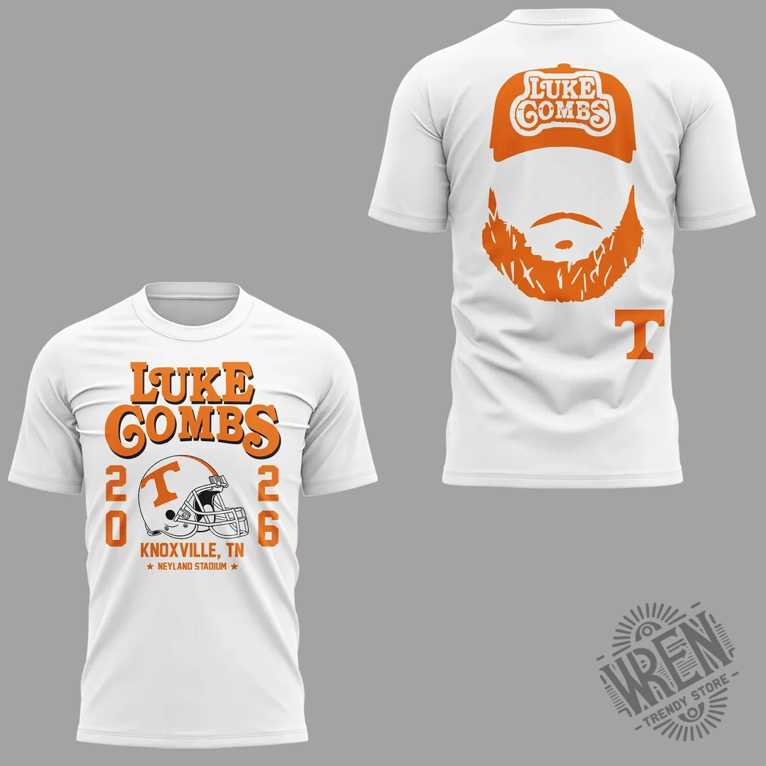 Neyland Stadium Luke Combs 2026 Knoxville Concert T-Shirt 2 Neyland Stadium Luke Combs 2026 Knoxville Concert T-Shirt