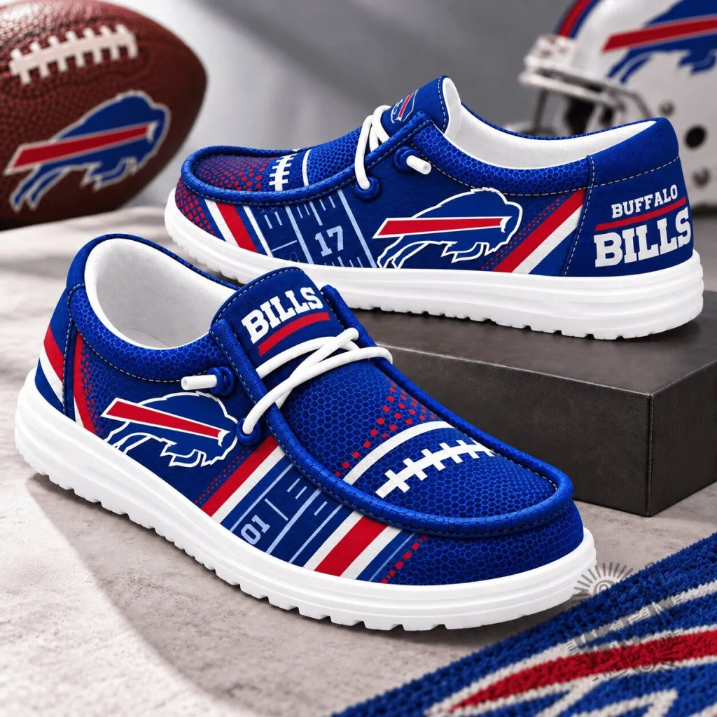 Buffalo Bills Football Team Game Day Loafer Shoes for Men and Women Buffalo Bills Football Team Game Day Loafer Shoes for Men and Women