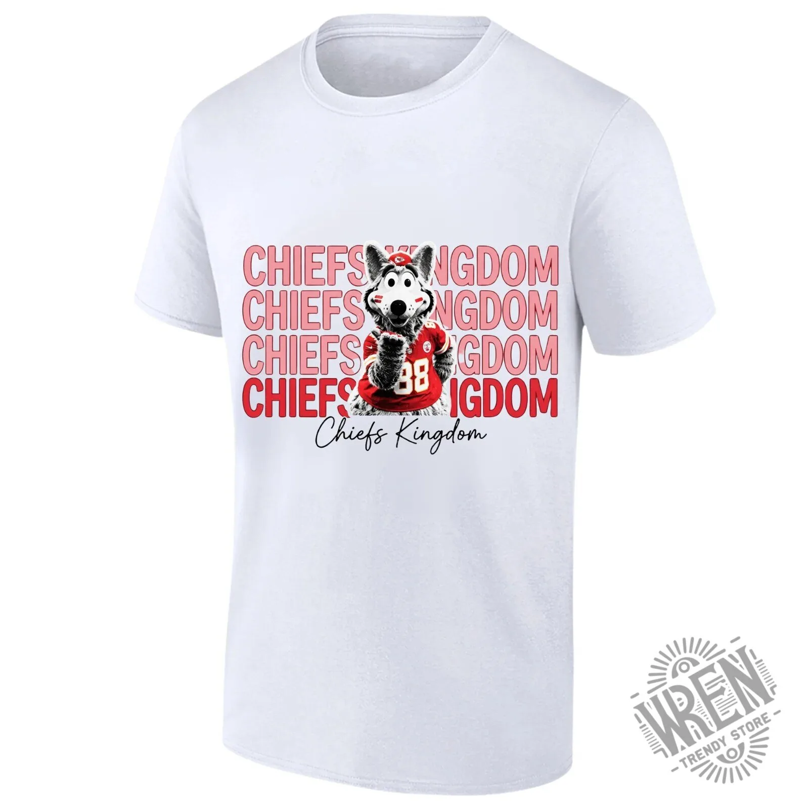 Kansas City Chiefs KC Wolf Mascot Kingdom Black T-Shirt 13 Kansas City Chiefs KC Wolf Mascot Kingdom Black T-Shirt