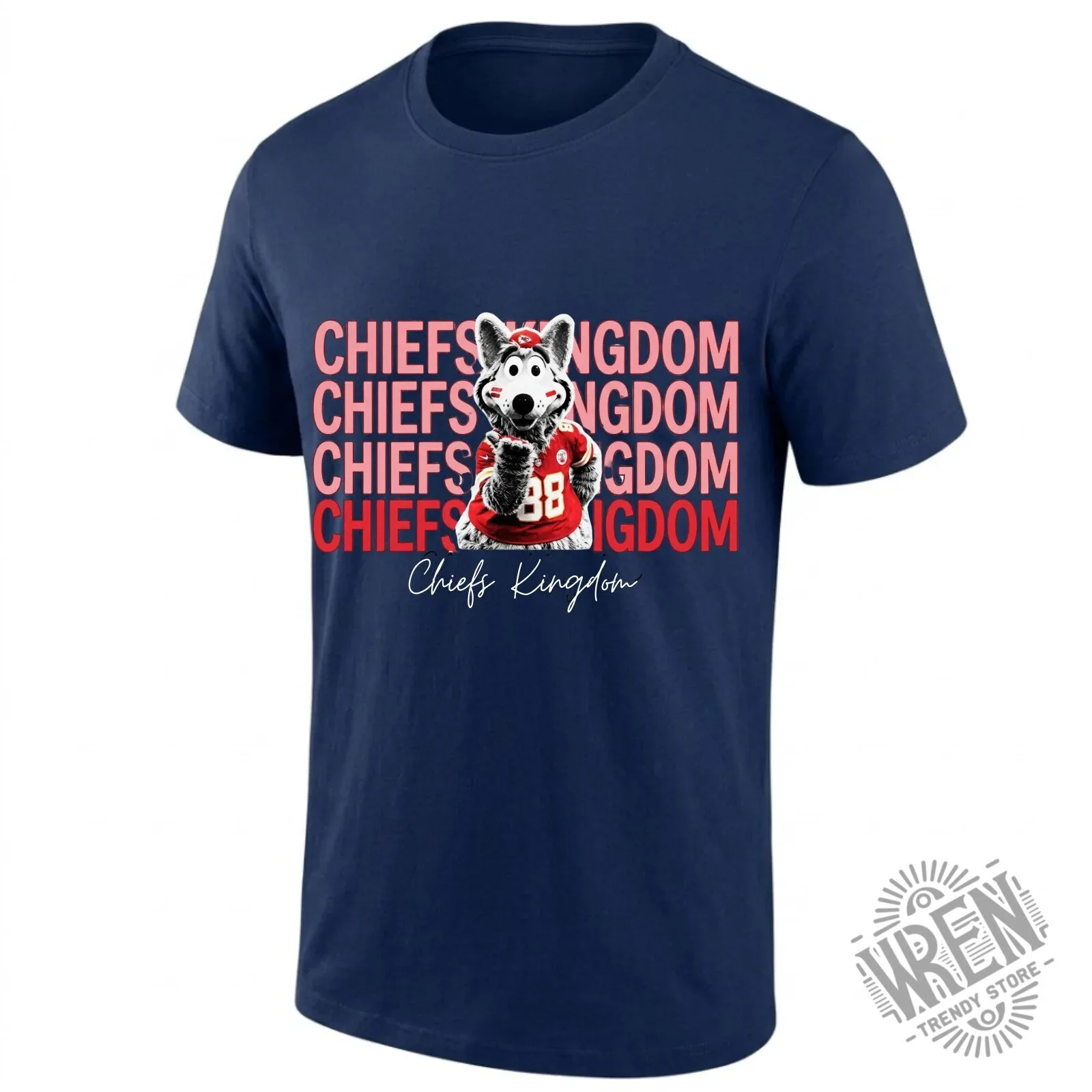 Kansas City Chiefs KC Wolf Mascot Kingdom Black T-Shirt 14 Kansas City Chiefs KC Wolf Mascot Kingdom Black T-Shirt