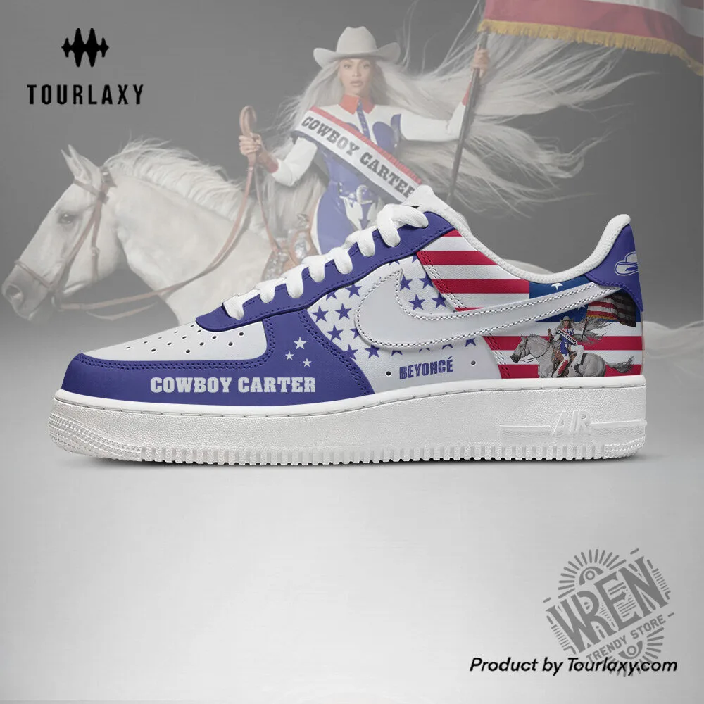 Beyonce Cowboy Carter Album American Flag Custom Printed Shoes 8 Beyonce Cowboy Carter Album American Flag Custom Printed Shoes
