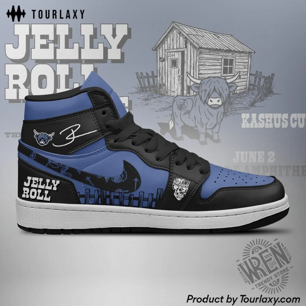 Jelly Roll Little Ass Tour 2026 High Top Sneakers 9 Jelly Roll Little Ass Tour 2026 High Top Sneakers
