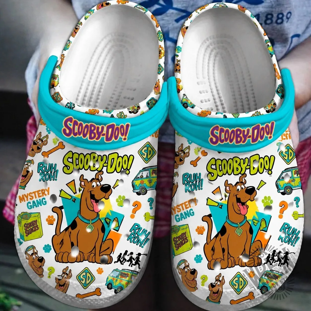 Scooby-Doo Mystery Machine Cartoon Character Clogs for Adults and Kids 5 Scooby-Doo Mystery Machine Cartoon Character Clogs for Adults and Kids