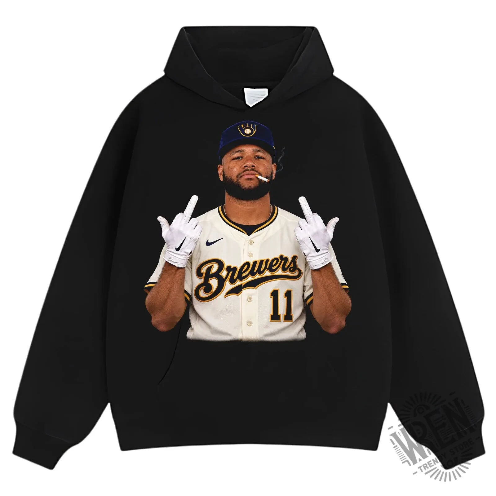 Jackson Chourio Milwaukee Brewers Baseball Player T-Shirt 15 Jackson Chourio Milwaukee Brewers Baseball Player T-Shirt