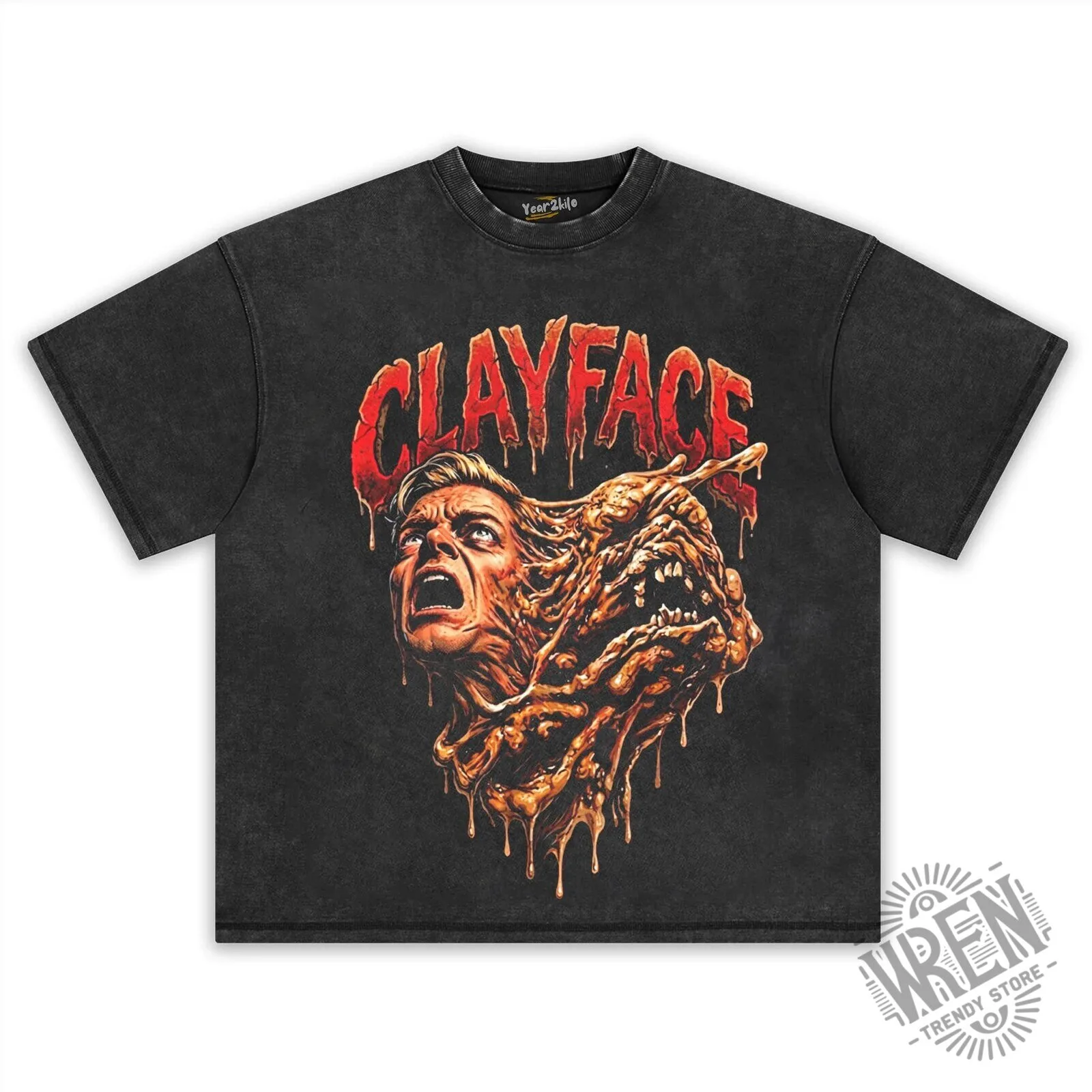 Clayface Batman Villain Monster Face Graphic T-Shirt 10 Clayface Batman Villain Monster Face Graphic T-Shirt