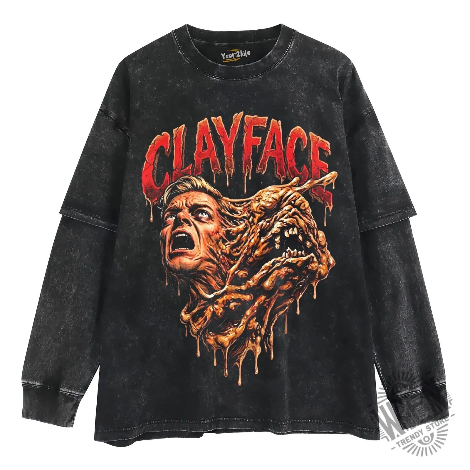 Clayface Batman Villain Monster Face Graphic T-Shirt 12 Clayface Batman Villain Monster Face Graphic T-Shirt